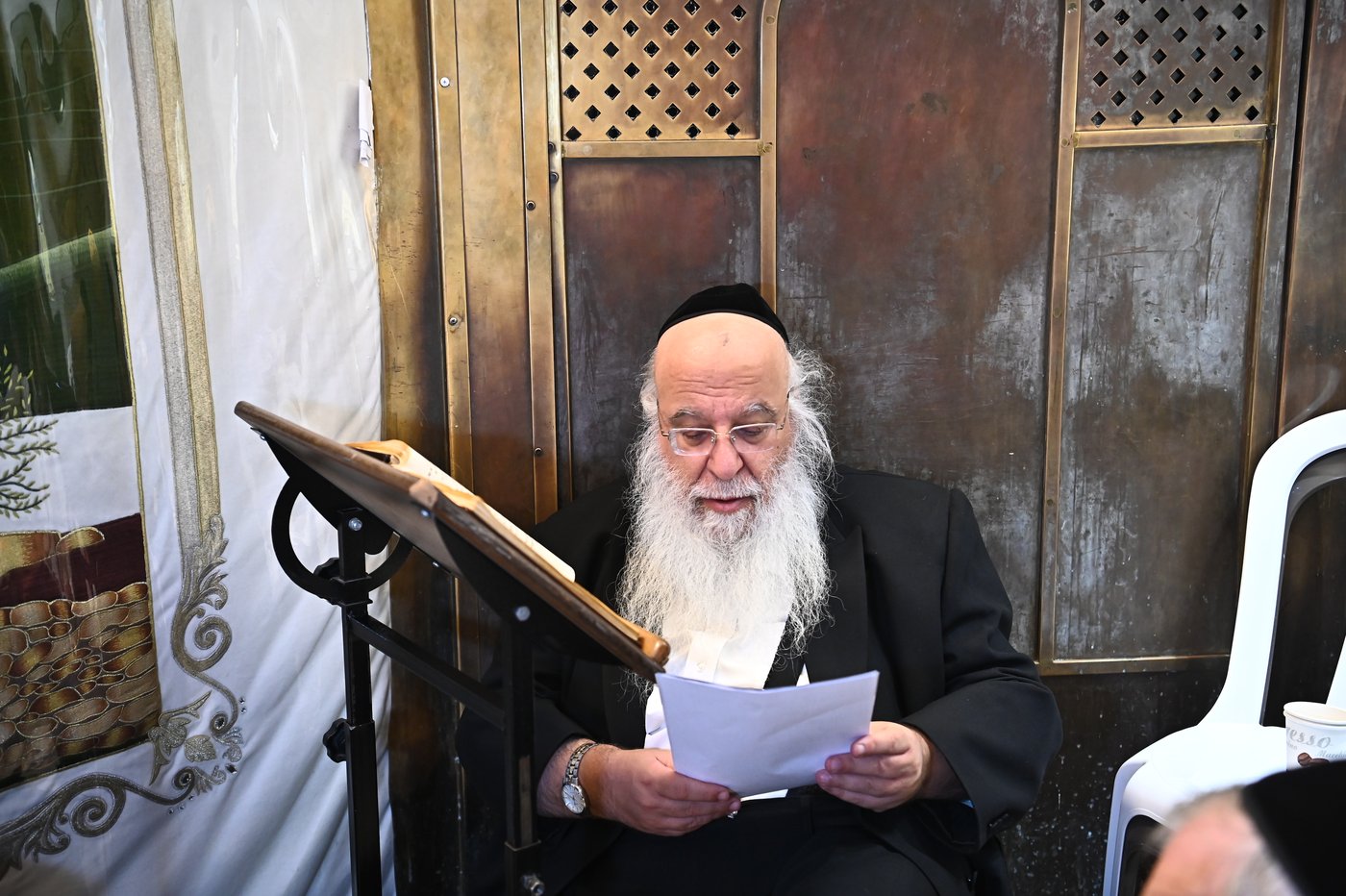 המקובל הגאון הרב בניהו שמואלי בקבר רחל