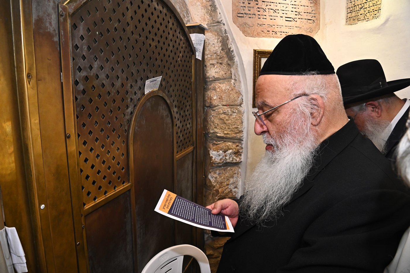 המקובל הגאון הרב בניהו שמואלי בקבר רחל