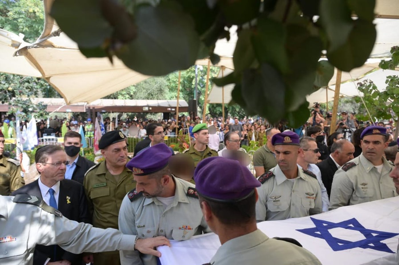 הלווייתו של אסף חממי ז"ל