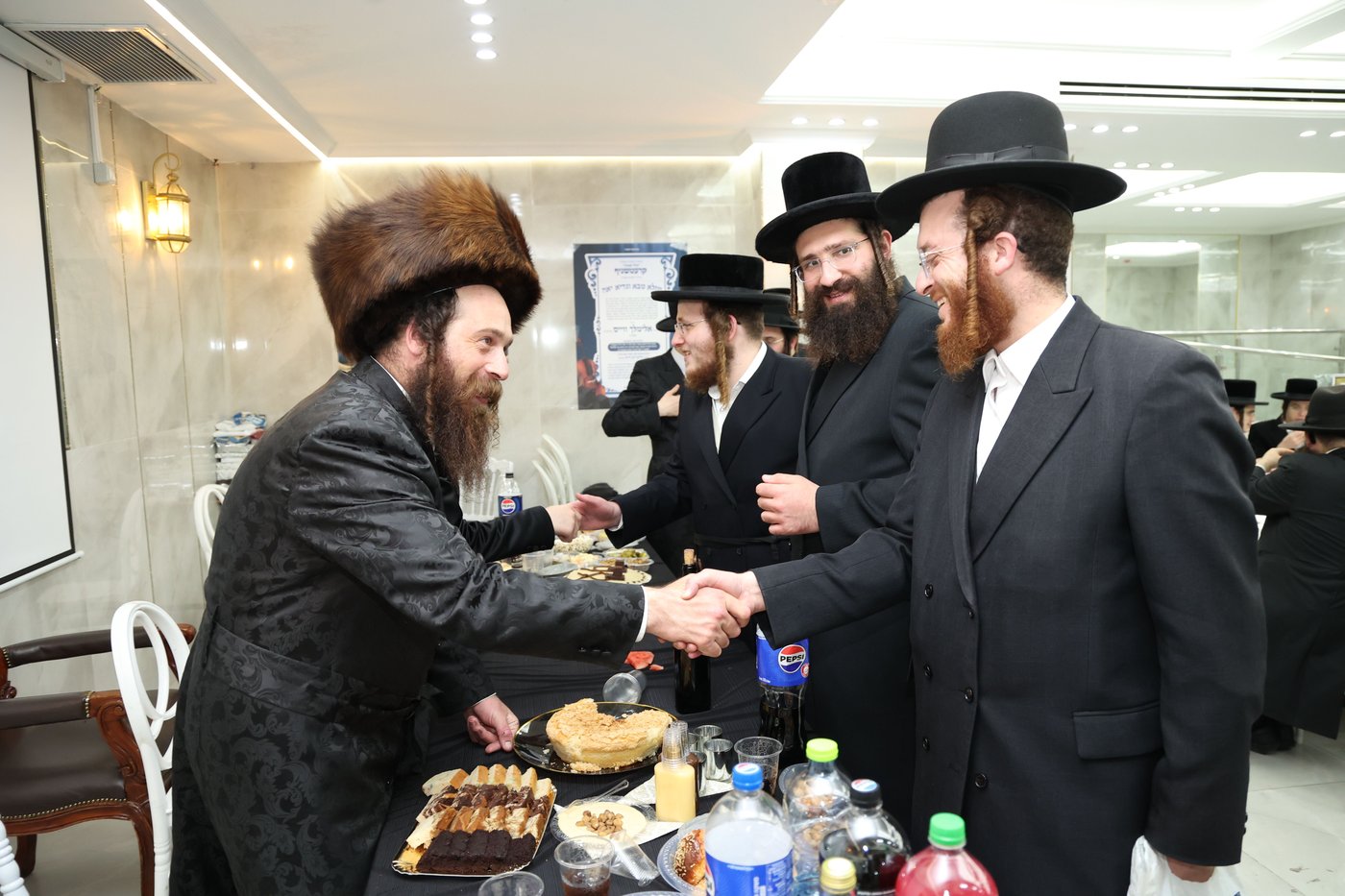 שמחת הבר מצוה לבן הרב אלימלך וייס 