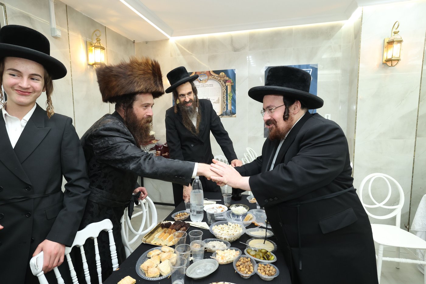 שמחת הבר מצוה לבן הרב אלימלך וייס 