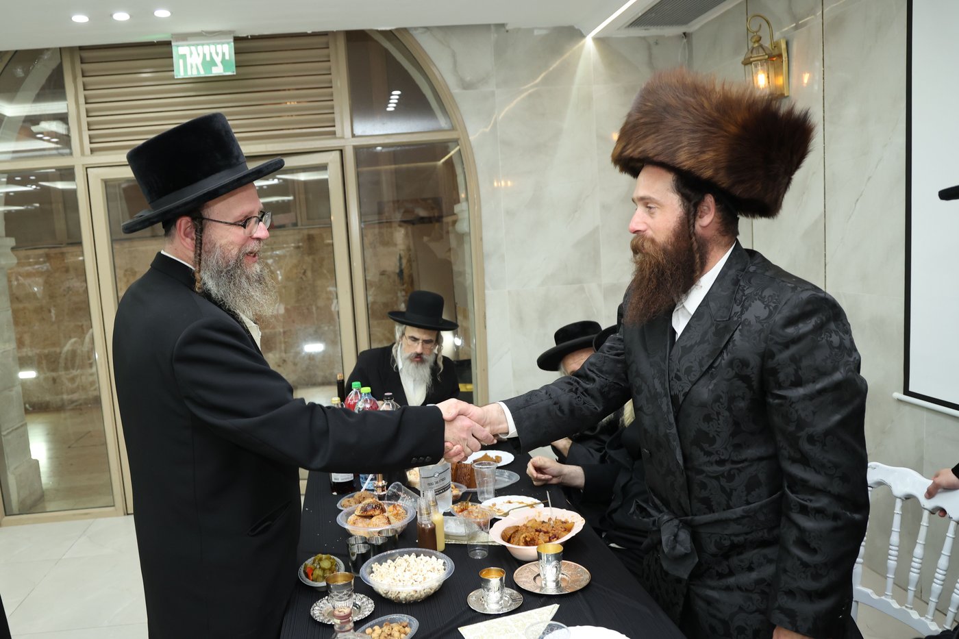 שמחת הבר מצוה לבן הרב אלימלך וייס 