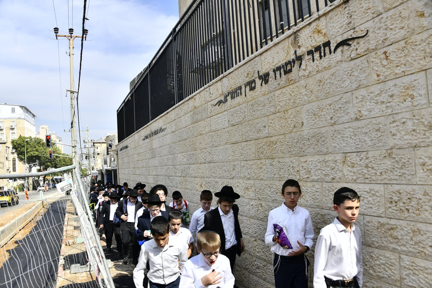 ילדי ''תורה ודעת'' כרמיאל אצל גדולי ישראל בבני ברק