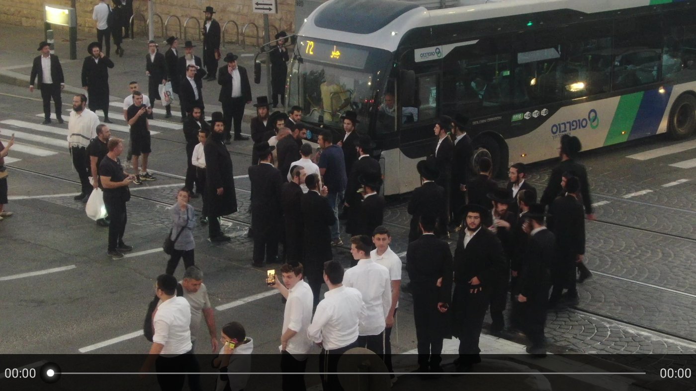 הפלישה לכביש 1 בהפגנה נגד הגיוס