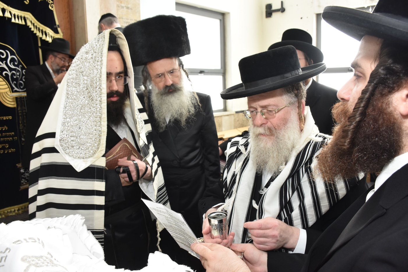 שמחת הברית לנין האדמו"ר מאשלג, ונכד להרב שמעלקא בידרמן