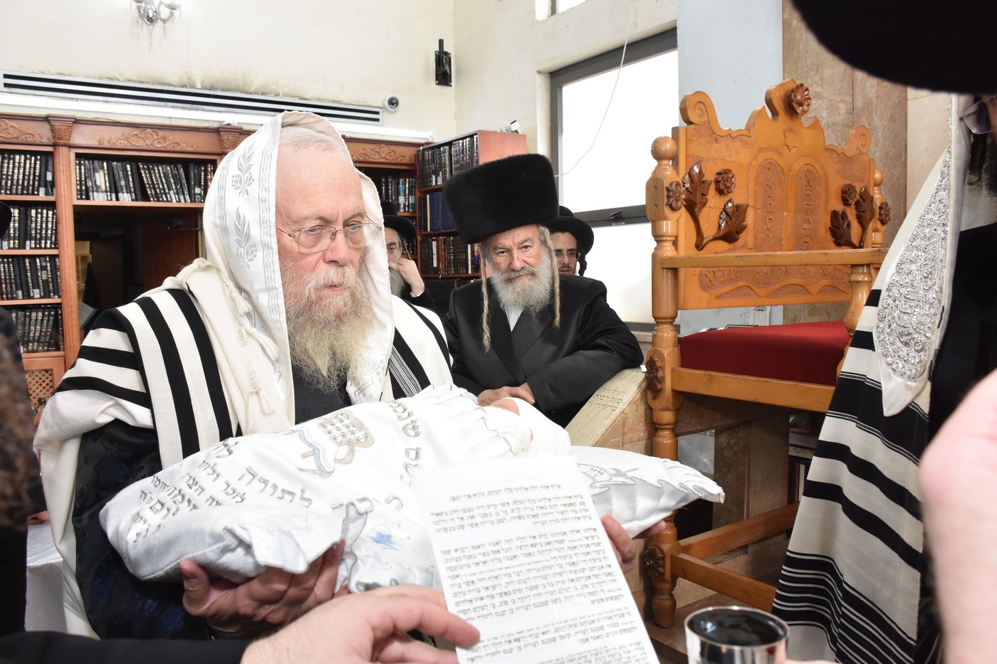 שמחת הברית לנין האדמו"ר מאשלג, ונכד להרב שמעלקא בידרמן