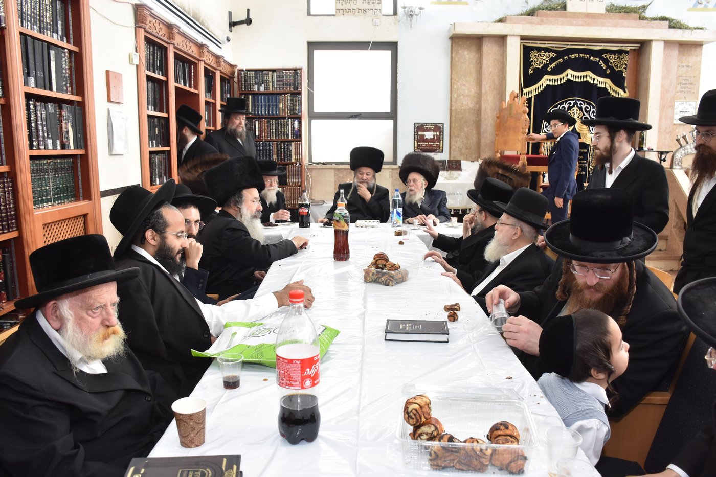 שמחת הברית לנין האדמו"ר מאשלג, ונכד להרב שמעלקא בידרמן