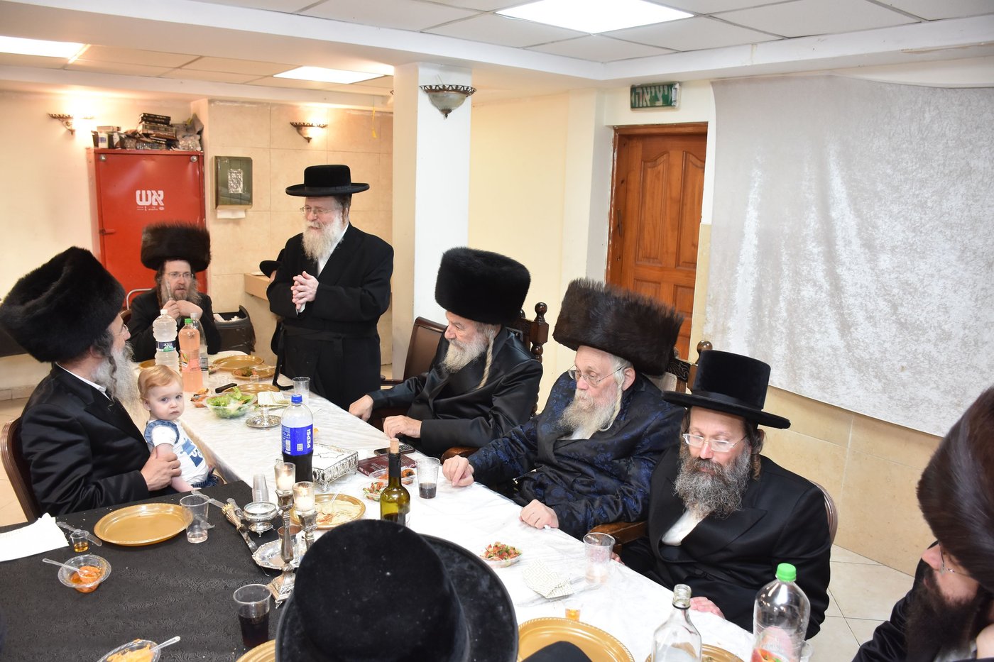 שמחת הברית לנין האדמו"ר מאשלג, ונכד להרב שמעלקא בידרמן