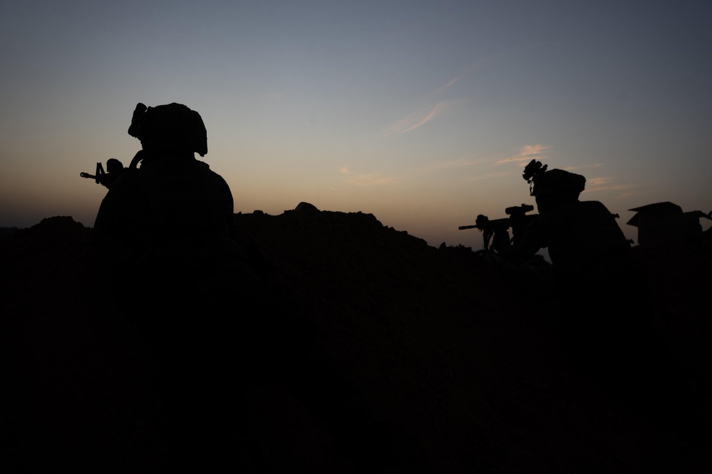 פעילות כוחות צוות הקרב של חטיבת הראל (10) במרחב הקו הצהוב בחאן יונס