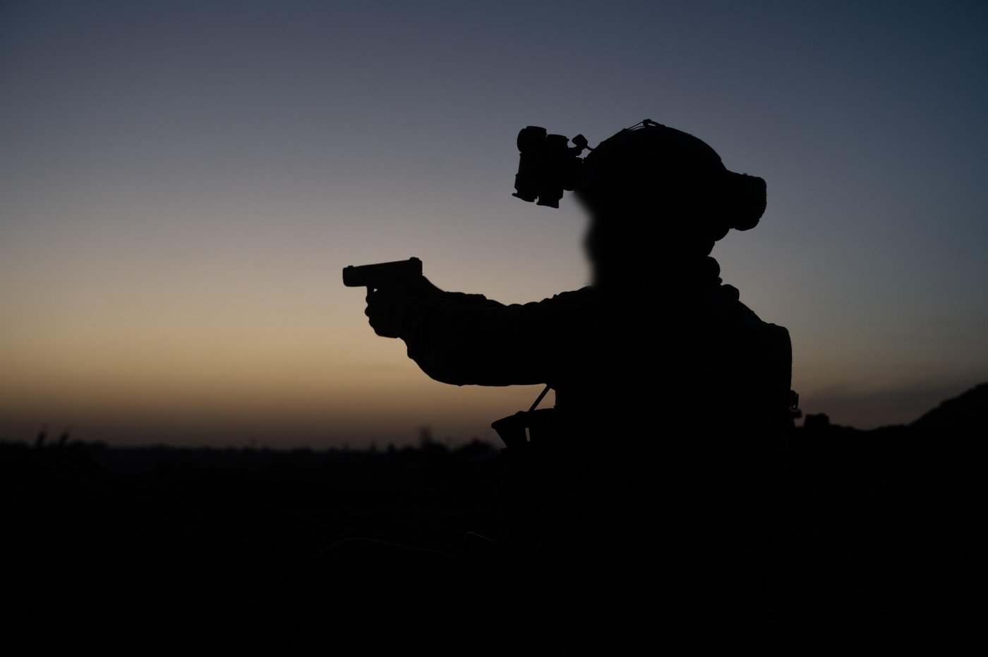 פעילות כוחות צוות הקרב של חטיבת הראל (10) במרחב הקו הצהוב בחאן יונס