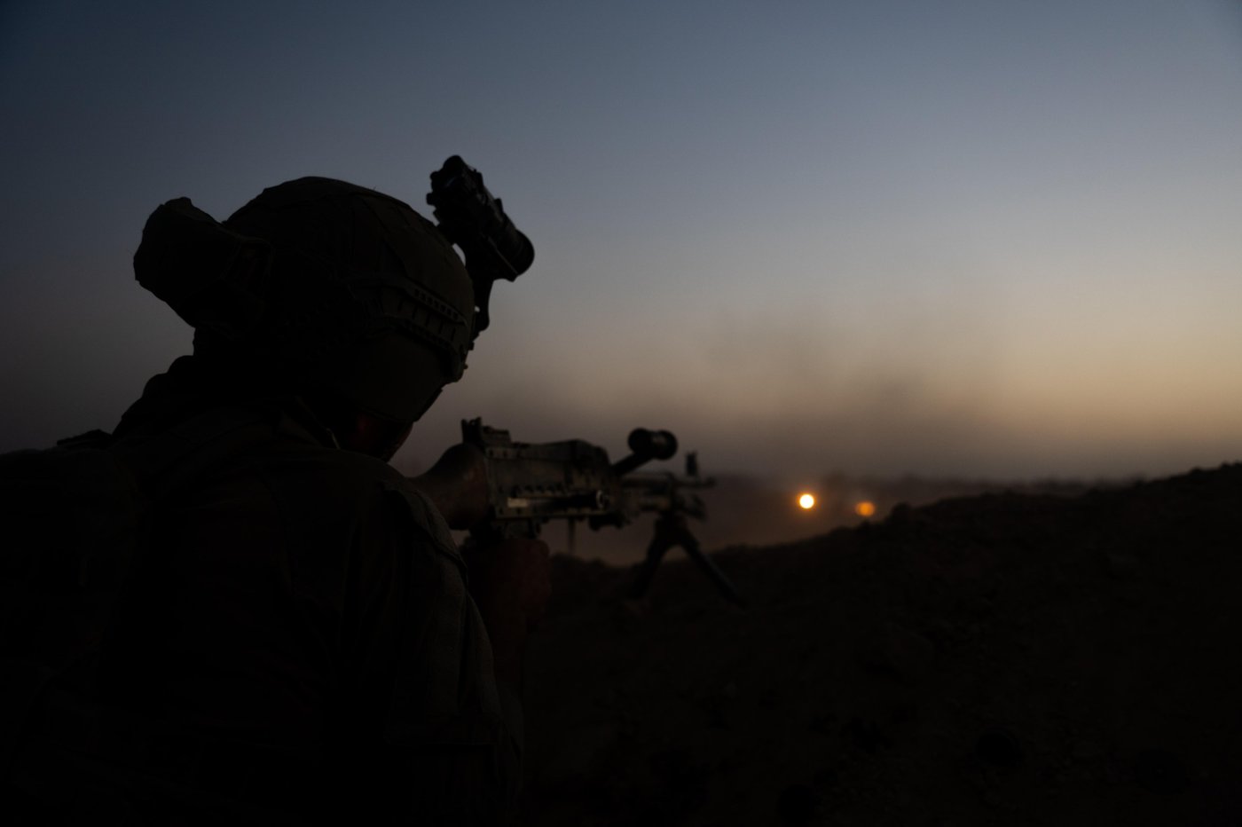 פעילות כוחות צוות הקרב של חטיבת הראל (10) במרחב הקו הצהוב בחאן יונס