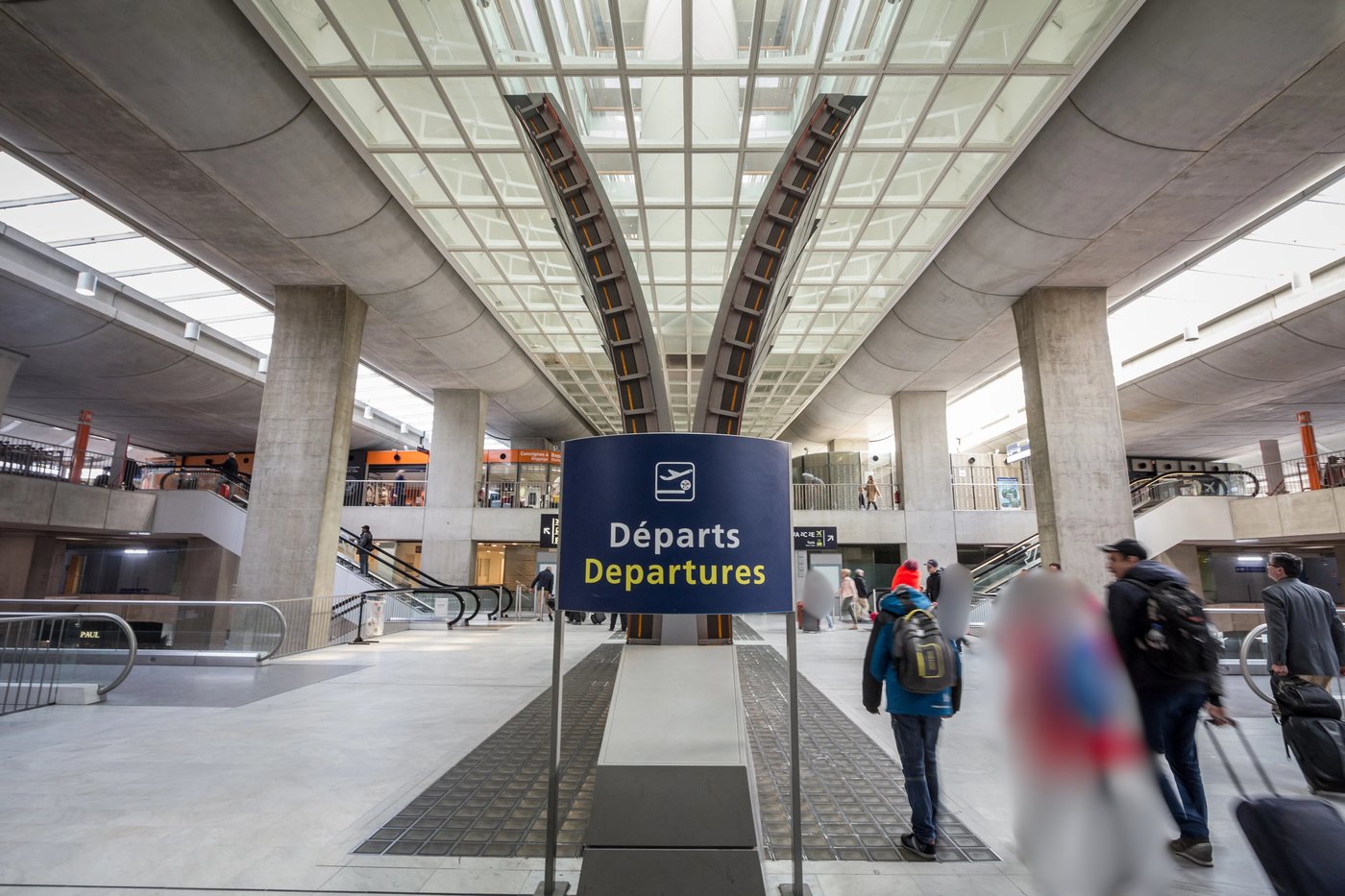 כאן אותר השודד האלג'יראי. נמל התעופה שארל דה-גול