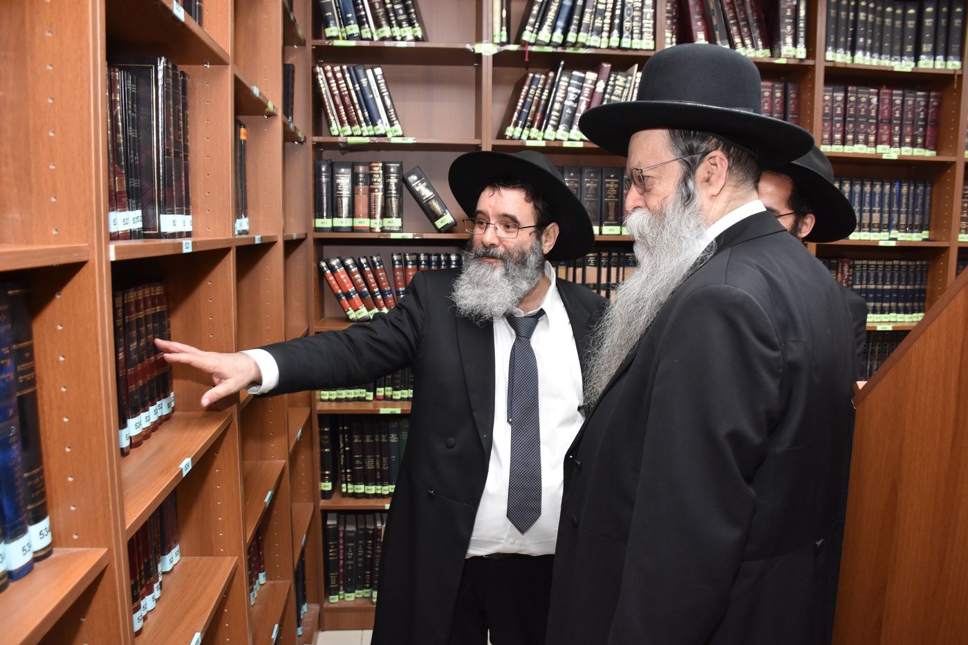 מעמד חנוכת הספרייה ע"ש הגאון רבי שמואל יעקב בורנשטיין זצ"ל