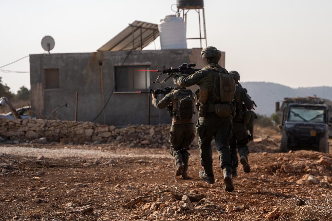 פעילות כוחות היבשה בתרגיל הדו-אוגדתי בפיקוד המרכז