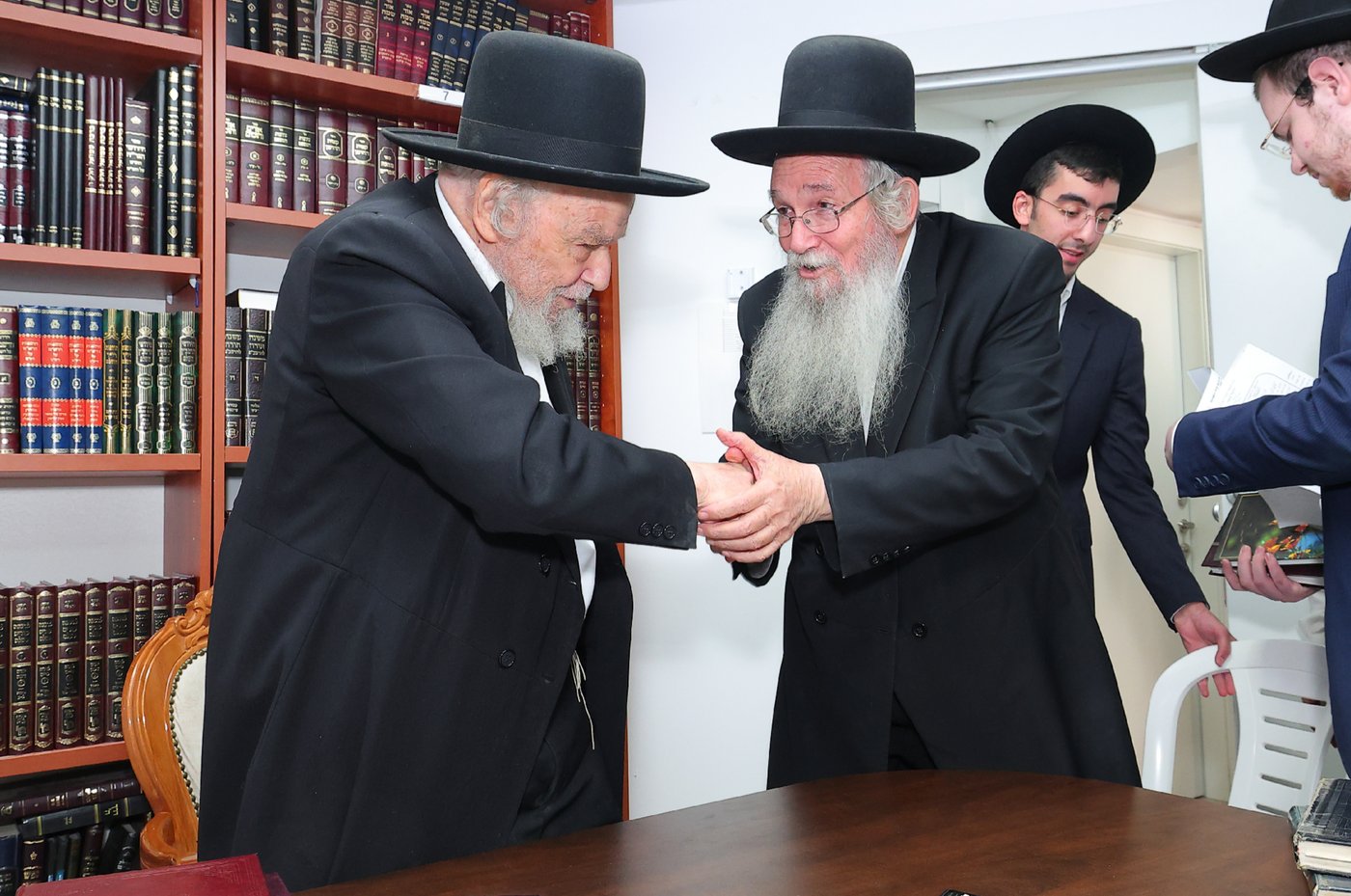 הגאון ר' משה דוד ליפקוביץ בביקור אצל הגרמ"ה הירש