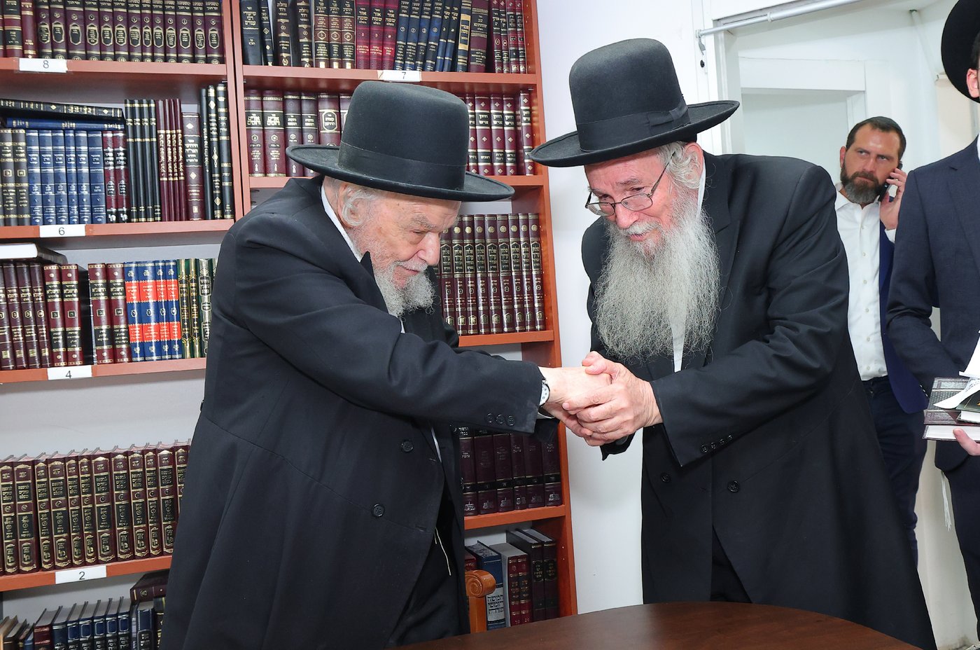 הגאון ר' משה דוד ליפקוביץ בביקור אצל הגרמ"ה הירש