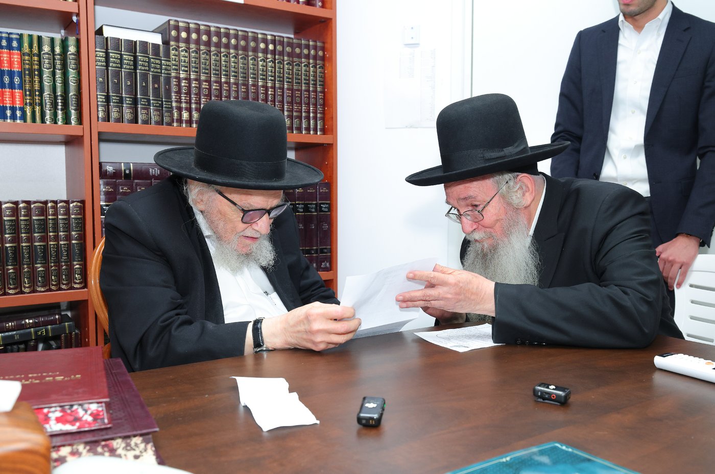 הגאון ר' משה דוד ליפקוביץ בביקור אצל הגרמ"ה הירש