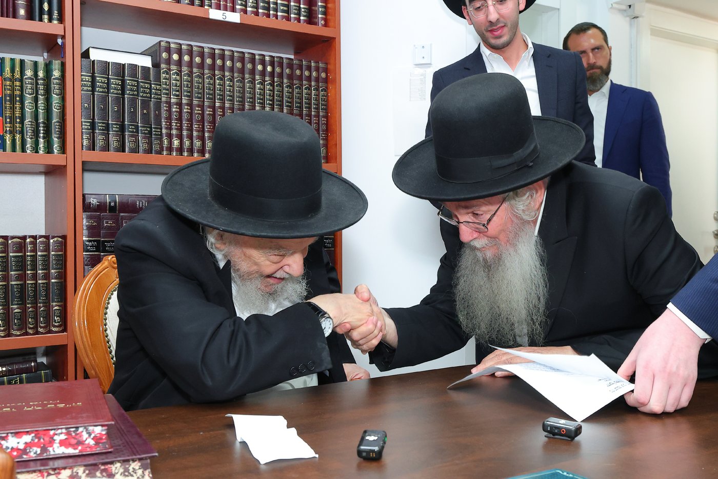 הגאון ר' משה דוד ליפקוביץ בביקור אצל הגרמ"ה הירש