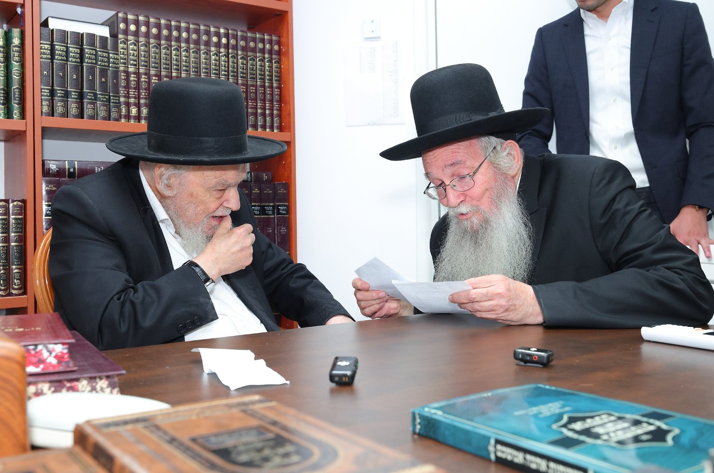 הגאון ר' משה דוד ליפקוביץ בביקור אצל הגרמ"ה הירש