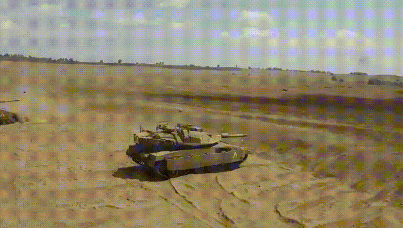 טנק בשדה הקרב