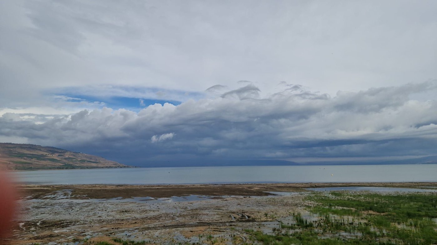 חוף הכנרת, הבוקר