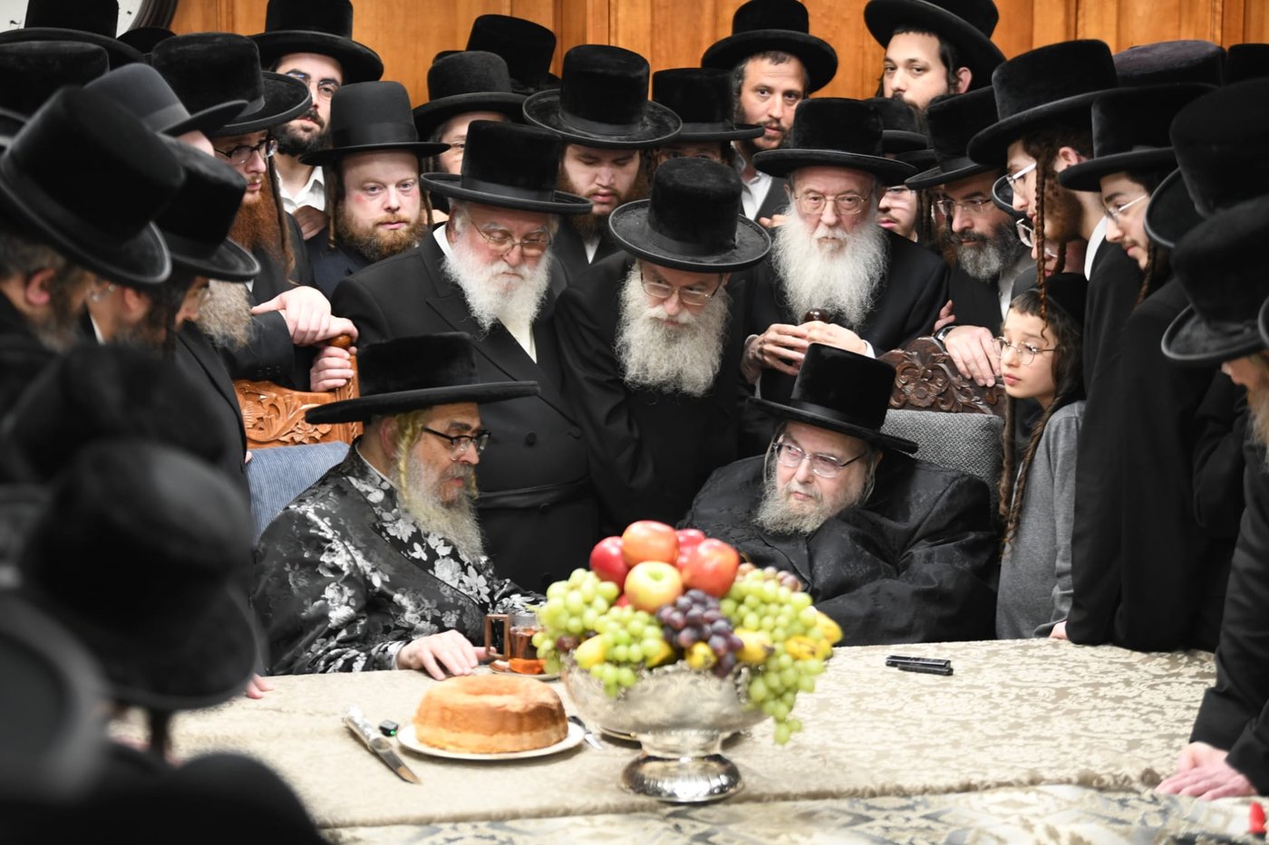 האדמו"ר מסאטמר בביקור אצל האדמו"ר מבעלזא