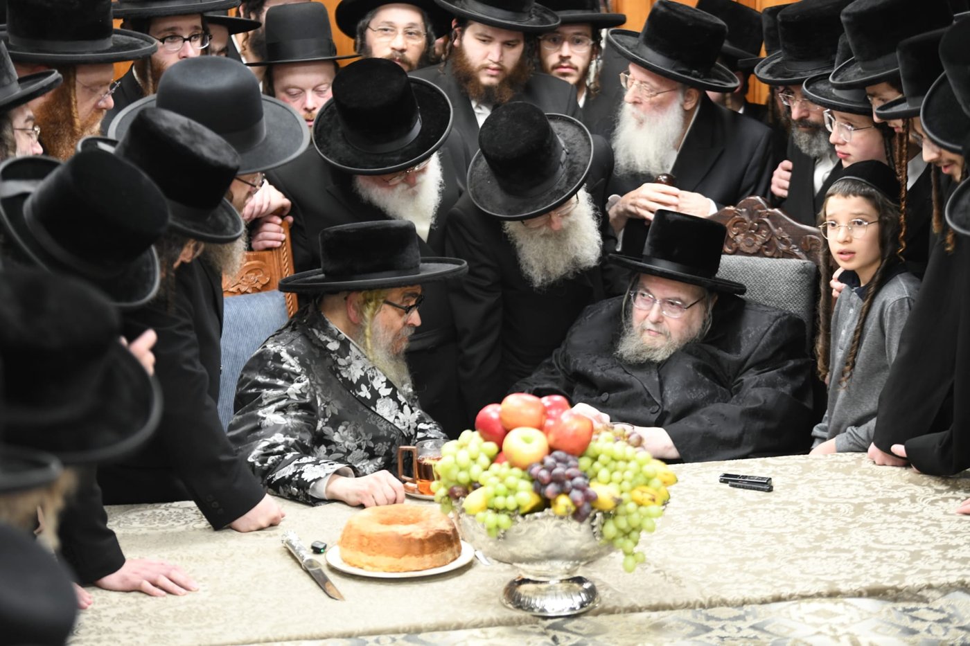 האדמו"ר מסאטמר בביקור אצל האדמו"ר מבעלזא