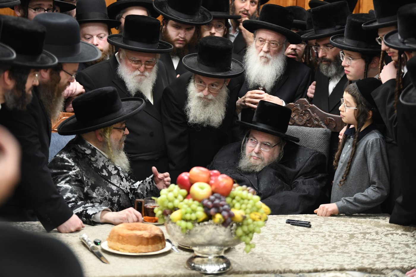 האדמו"ר מסאטמר בביקור אצל האדמו"ר מבעלזא