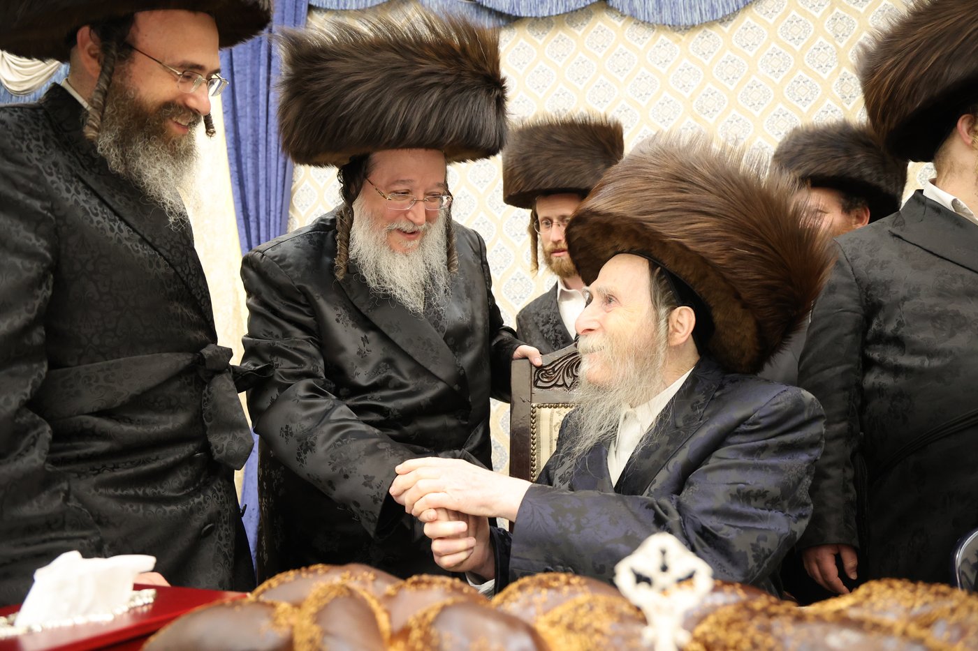 שמחת שבע הברכות לנכד האדמו"ר מערלוי