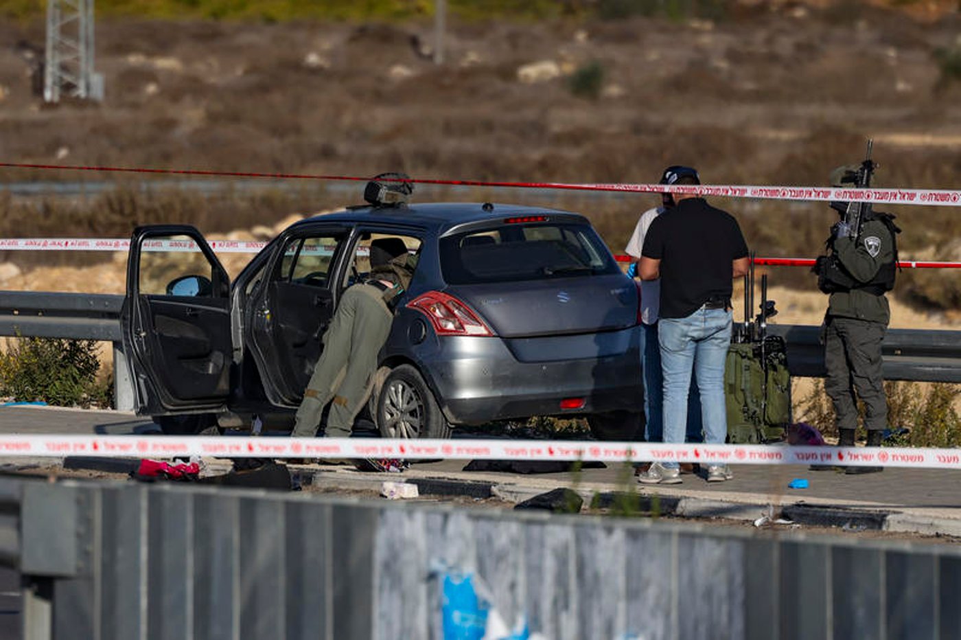 זירת הפיגוע