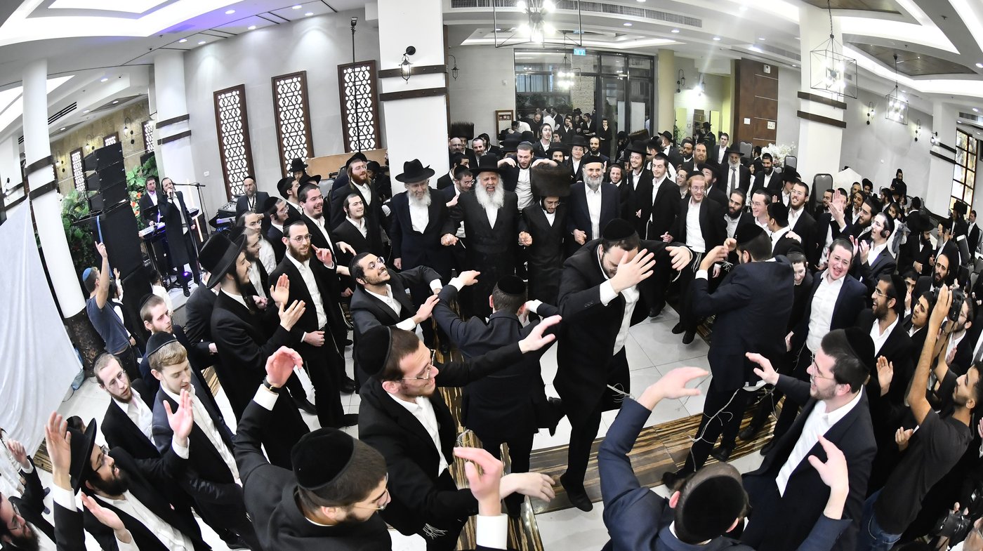 שמחת נישואי נכד הגה"ח ר' עוזיהו אלכורת