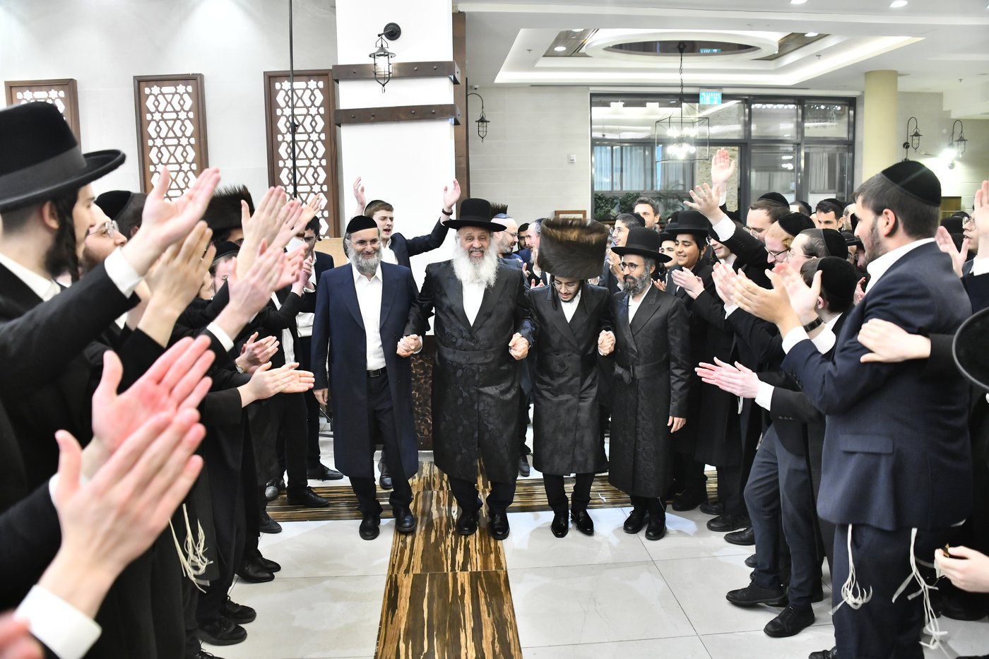 שמחת נישואי נכד הגה"ח ר' עוזיהו אלכורת