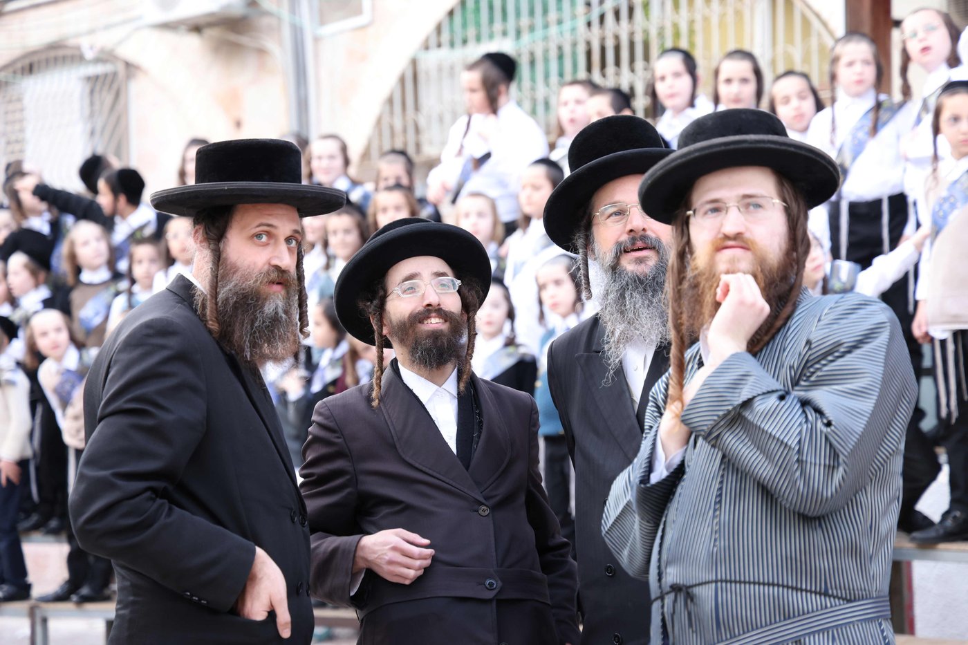 האדמו"ר מסאטמר בביקור בכולל "שומרי החומות" בירושלים