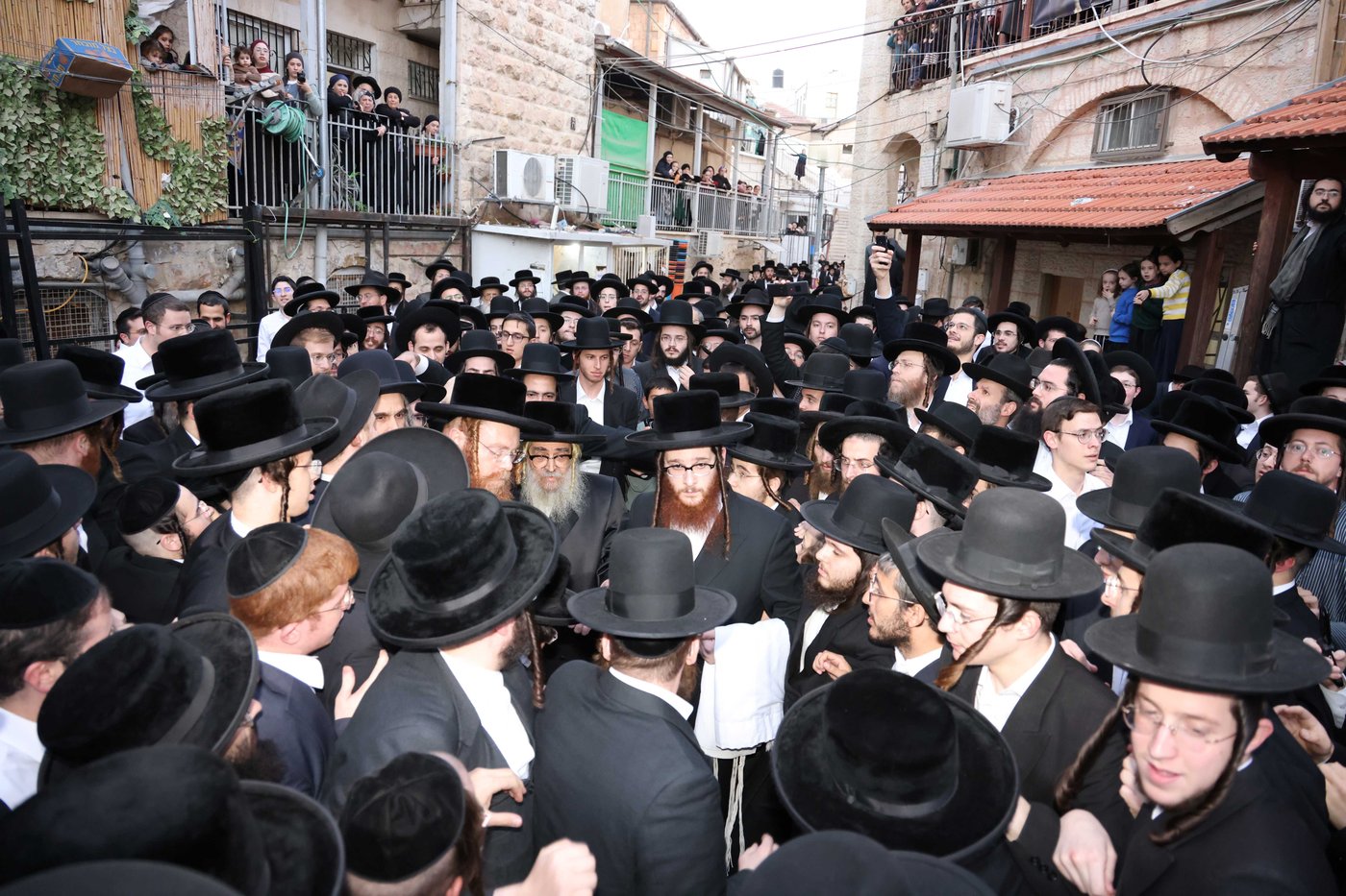 האדמו"ר מסאטמר בביקור בכולל "שומרי החומות" בירושלים