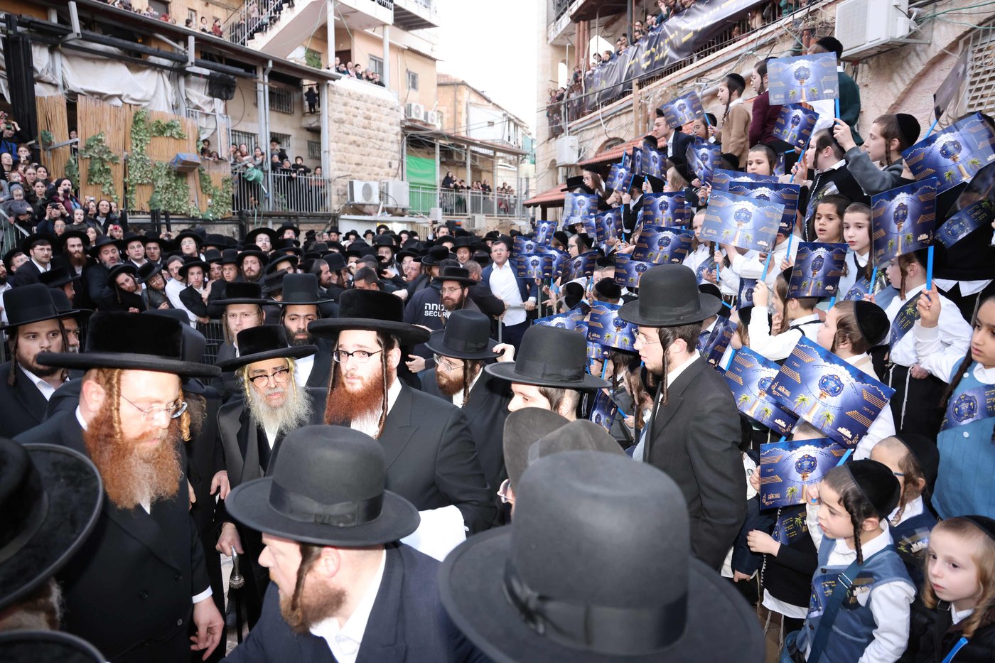 האדמו"ר מסאטמר בביקור בכולל "שומרי החומות" בירושלים