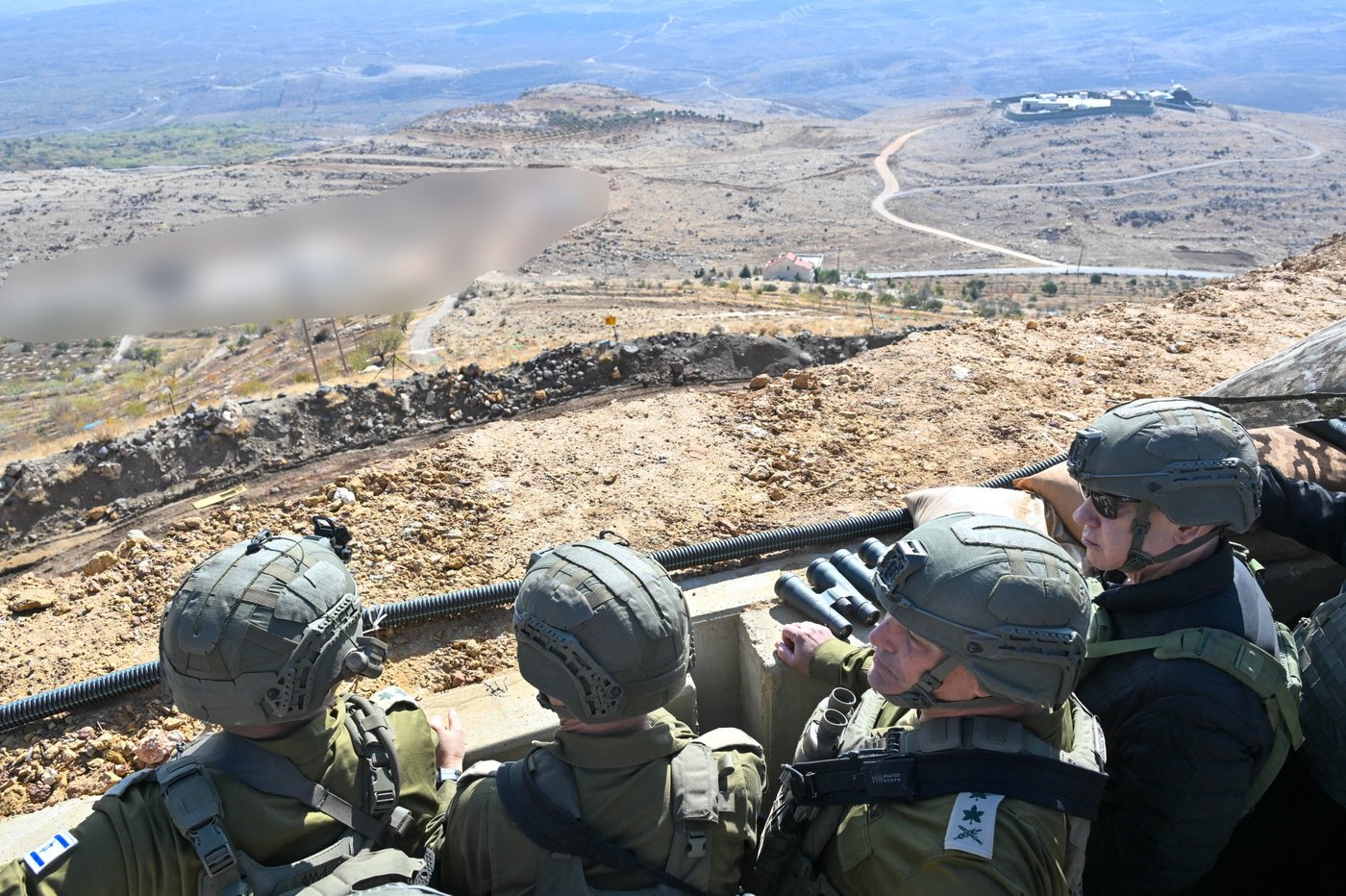 הסיור של רה"מ והצמרת הבכירה היום בסוריה