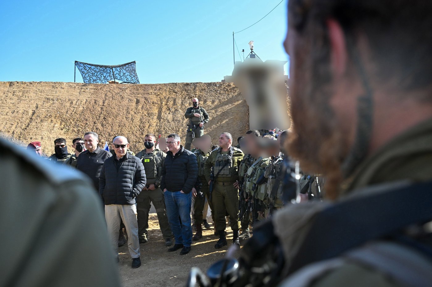 הסיור של רה"מ והצמרת הבכירה היום בסוריה