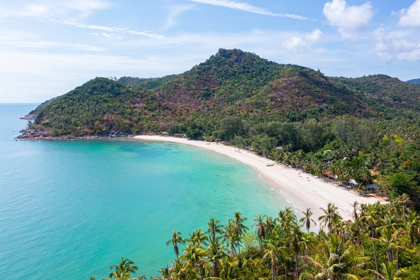 חוף ים באי קופנגן בתאילנד