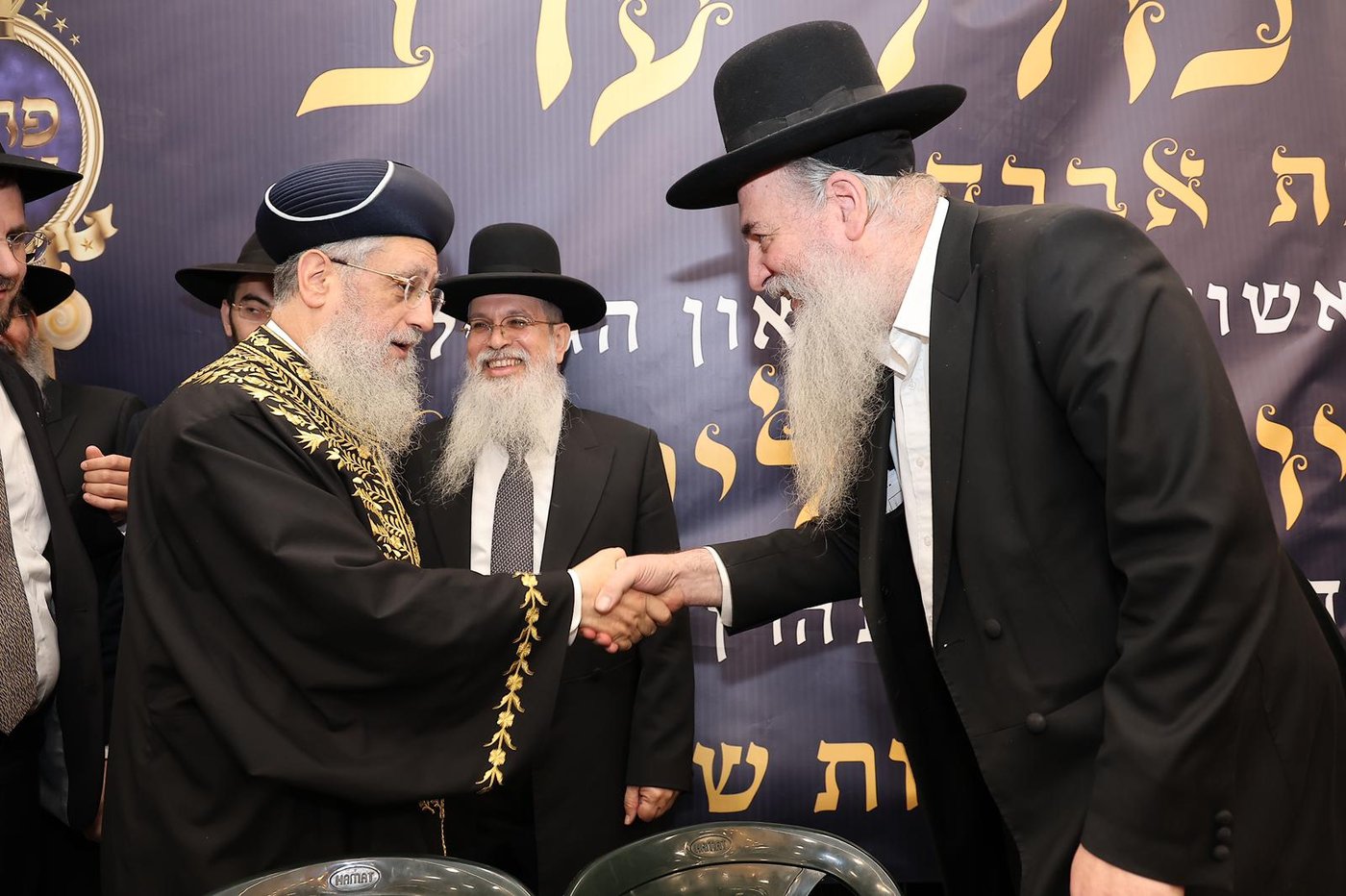 הגר"ד יוסף בפתיחת סניפי רשת הכוללים "ברכת אברהם" 