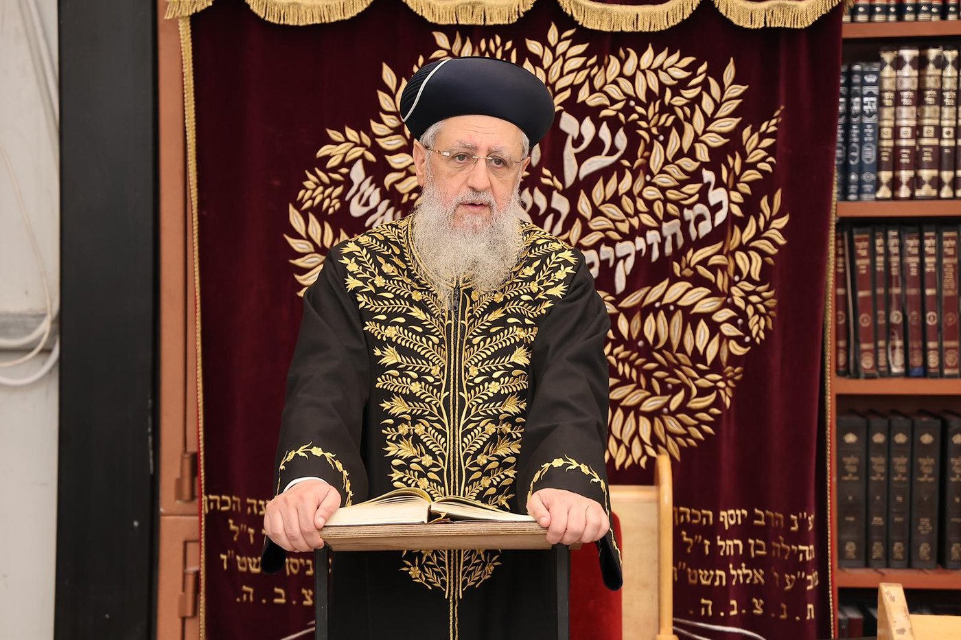 הגר"ד יוסף בפתיחת סניפי רשת הכוללים "ברכת אברהם" 