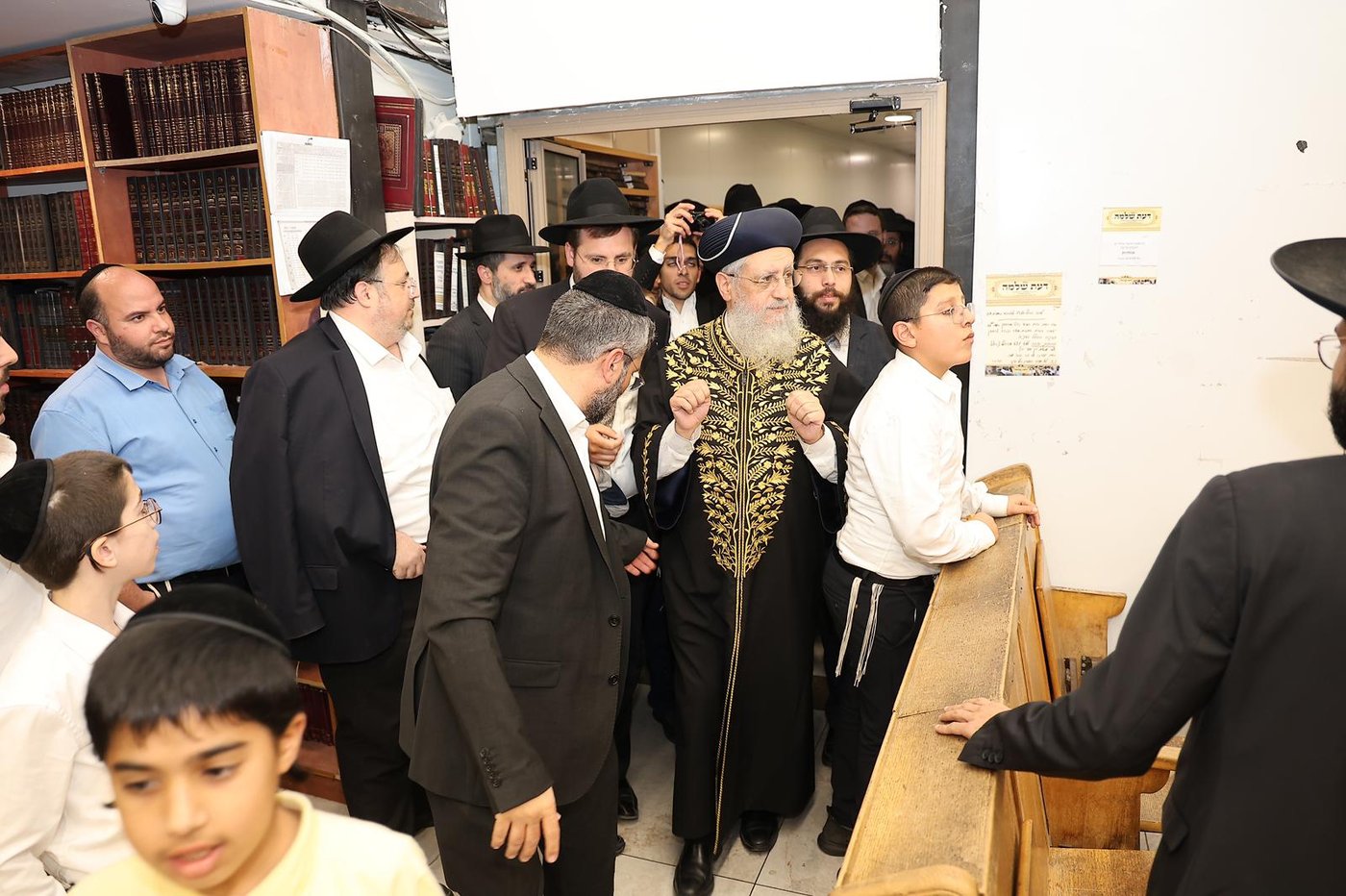 הגר"ד יוסף בפתיחת סניפי רשת הכוללים "ברכת אברהם" 