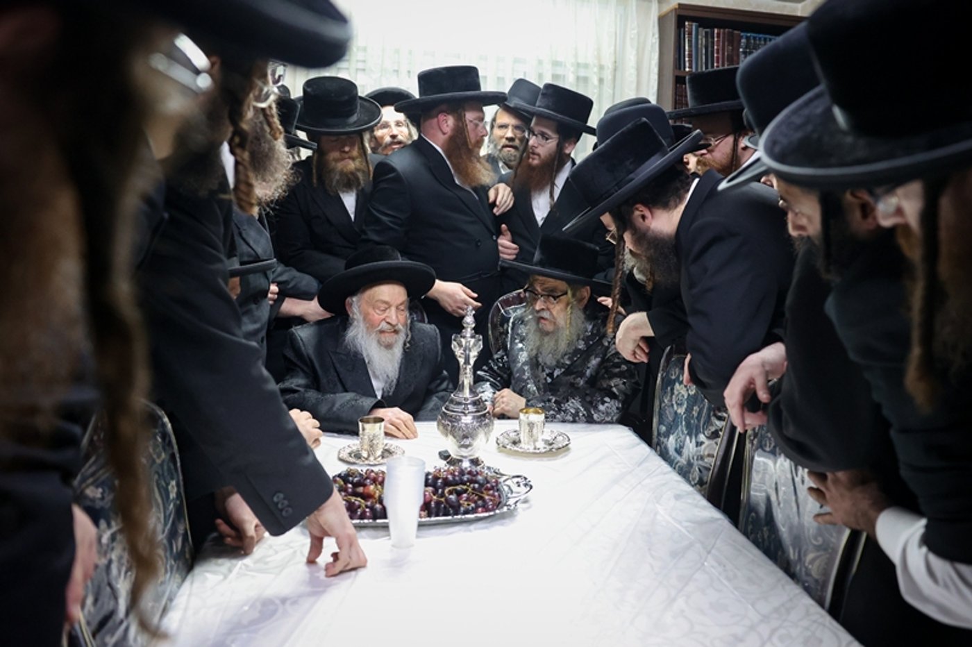 האדמו"ר מסאטמר בביקור בבית שמש