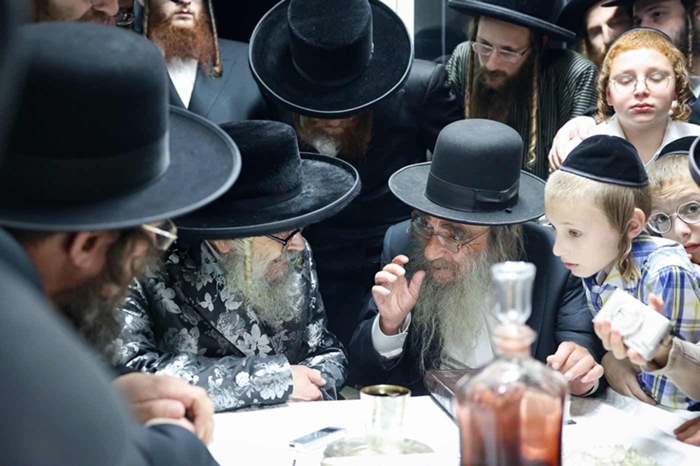 האדמו"ר מסאטמר בביקור בבית שמש