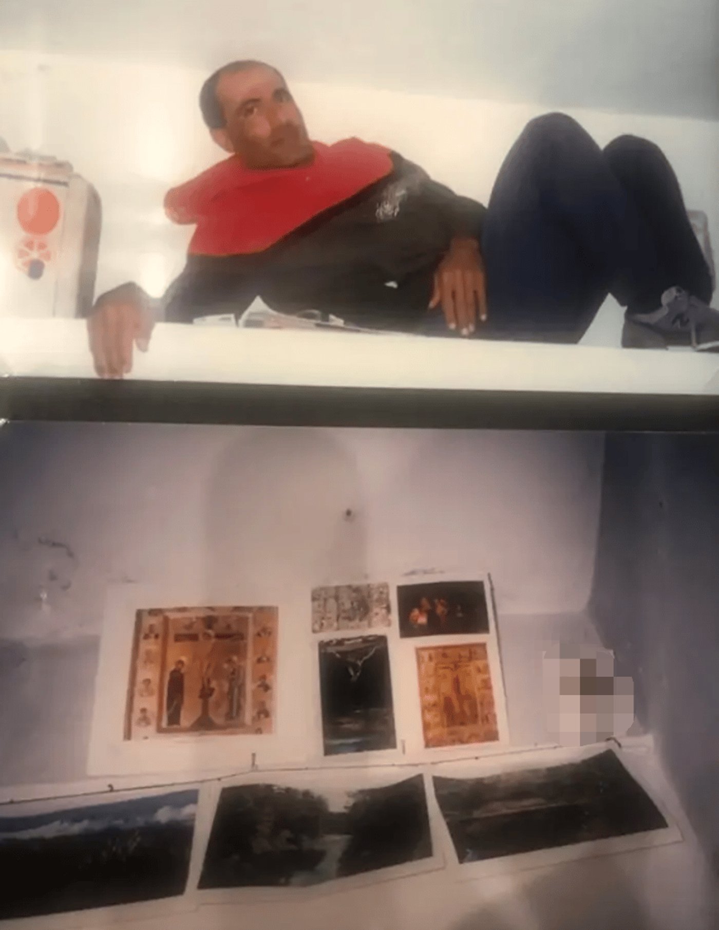 ואנונו בכלא כפי שצילם אביגדור פלדמן