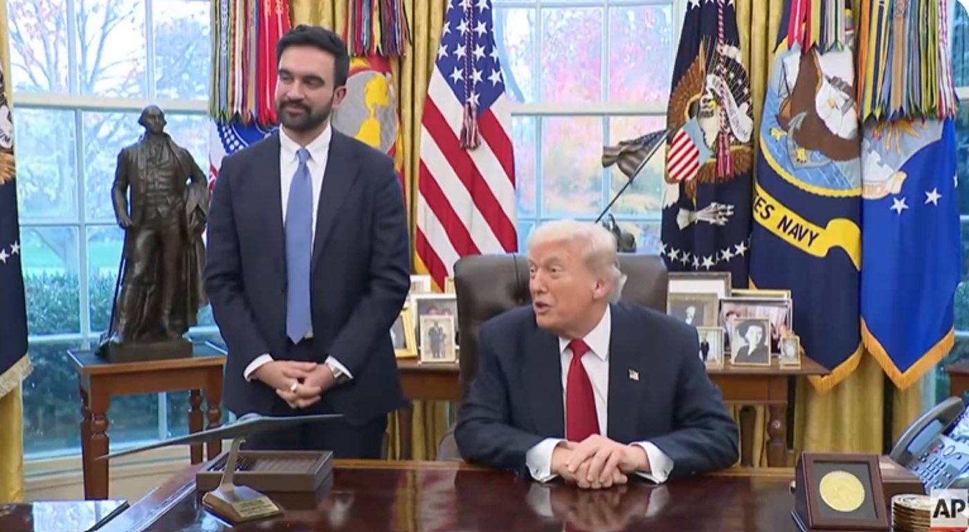 טראמפ וממדאני בבית הלבן