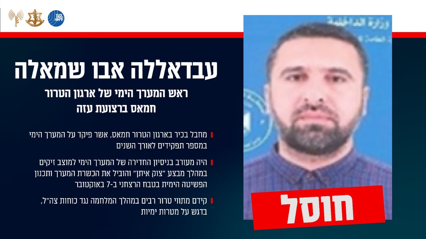 גם יומו הגיע: חוסל המחבל שהחזיק בחטופים נמרוד כהן ודוד קוניו