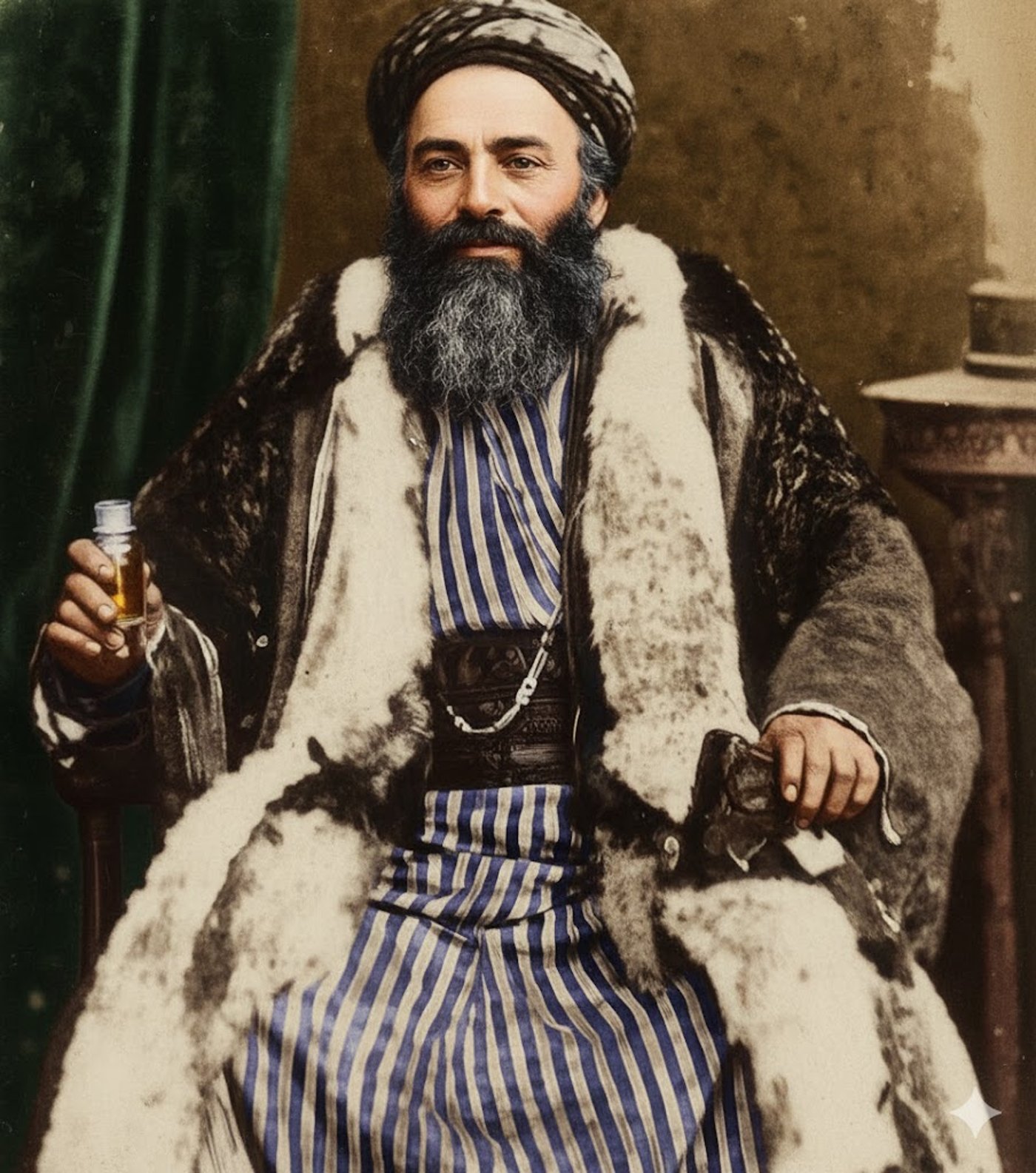 עיבוד תמונתו של הרב הרב חיים רחמים יוסף פרנקו, (החרי"ף) זצ"ל