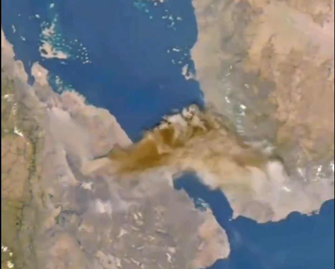 תיעוד ההתפרצות מהחלל