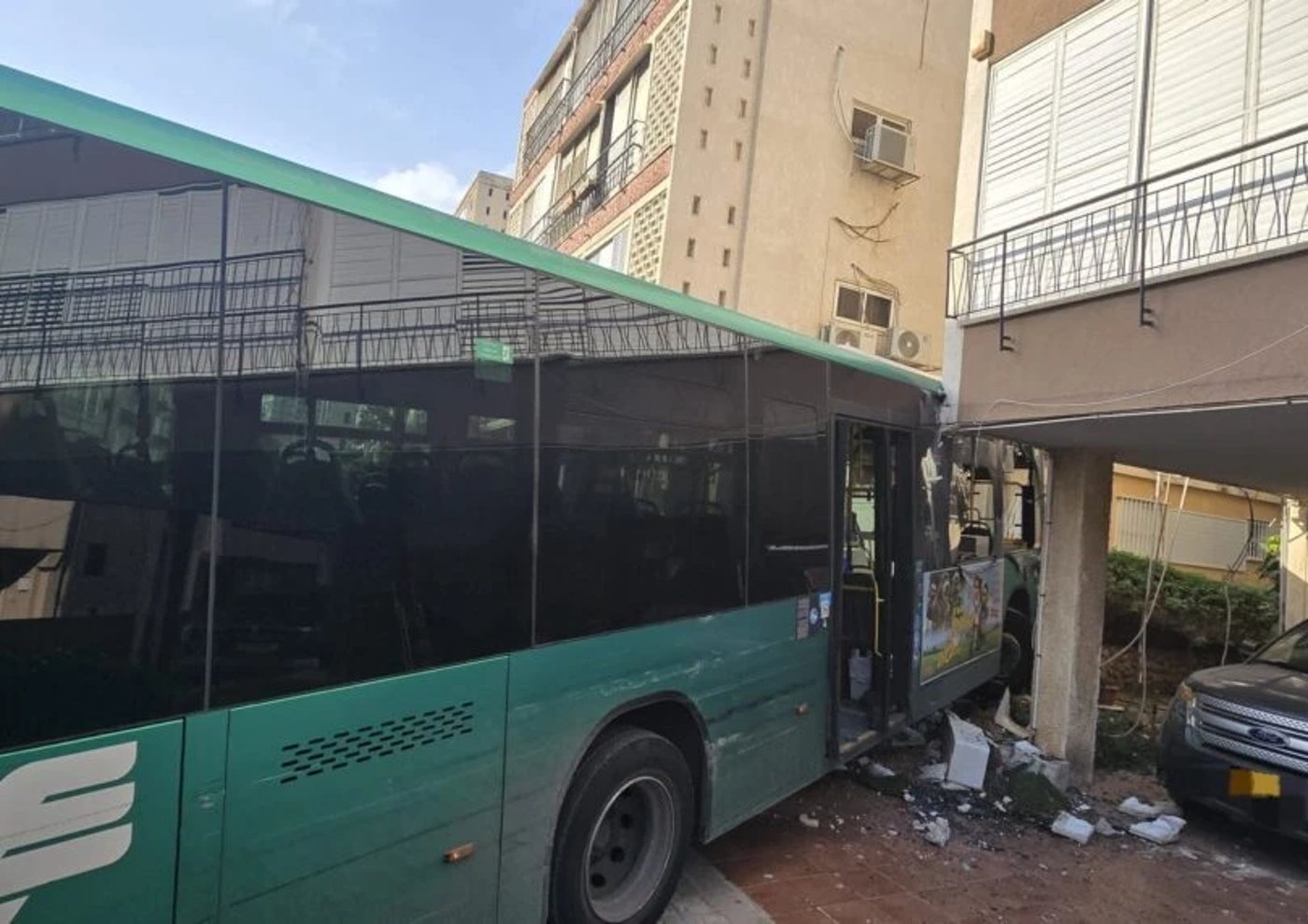 זירת התאונה