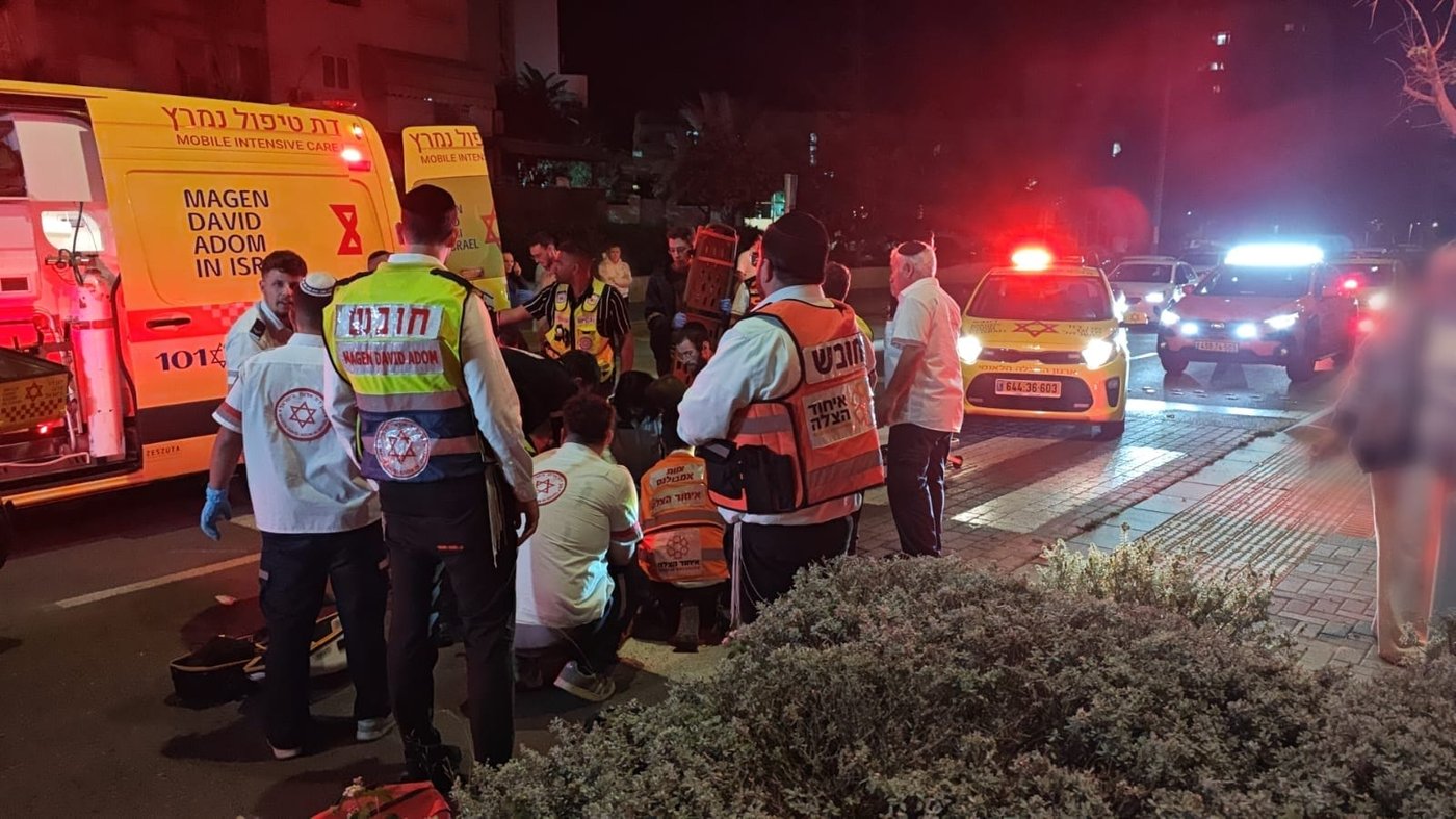 זירת התאונה הקשה באשדוד